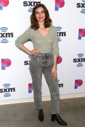 Alison Brie - Visits SiriusXM Studios in Los Angeles 01/23/2020