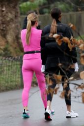 Amanda Holden and Alesha Dixon - Filming the Upcoming Series of BGT in London 01/22/2020