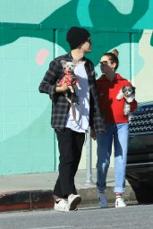 Ashley Tisdale With Her Husband - Los Angeles 01/18/2020