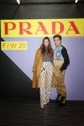 Barbara Palvin - Prada Show at Milan Menswear Fashion Week 01/12/2020