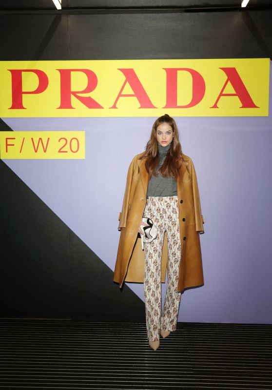 Barbara Palvin - Prada Show at Milan Menswear Fashion Week 01/12/2020