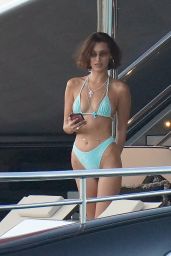Bella Hadid in a Bikini 01/01/2020
