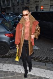 Bella Hadid is Stylish - Leaves Her Hotel in Paris 01/20/2020
