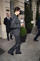 Bella Hadid is Stylish - Leaving the Royal Monceau Hotel in Paris 01/17/2020
