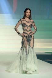Bella Hadid - Jean-Paul Gualtier Haute Couture Show at Paris Fashion Week 01/22/2020