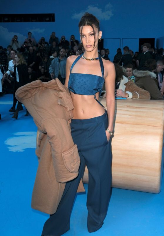 Bella Hadid - Louis Vuitton Menswear Show in Paris 01/16/2020