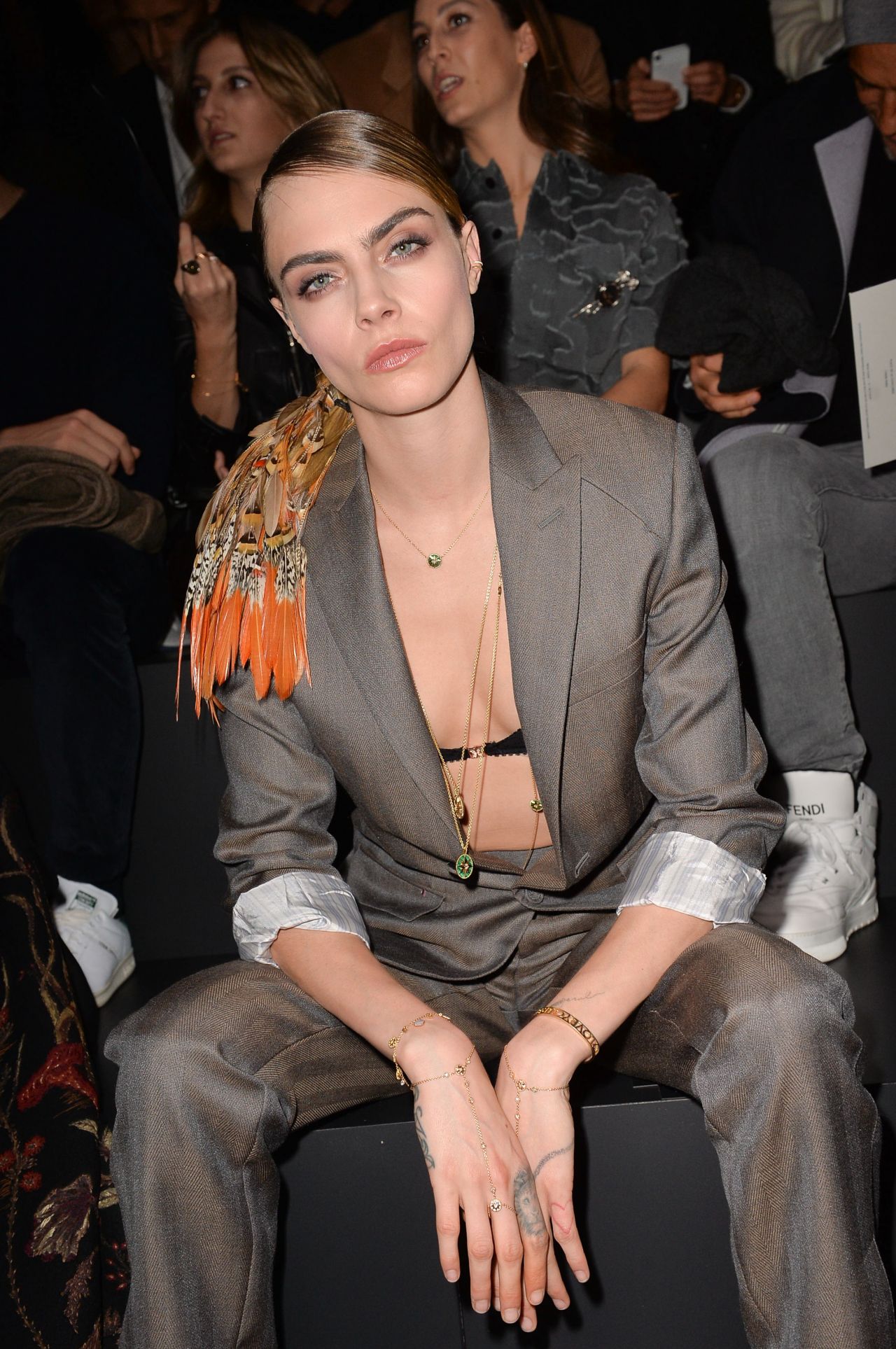 Cara Delevingne - Dior Homme Menswear Show in Paris 01/17/2020 • CelebMafia