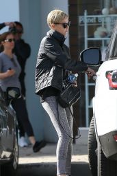 Charlize Theron in Tights - Beverly Hills 01/07/2020