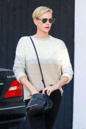 Charlize Theron in Tights - Out in Los Angeles 01/13/2020