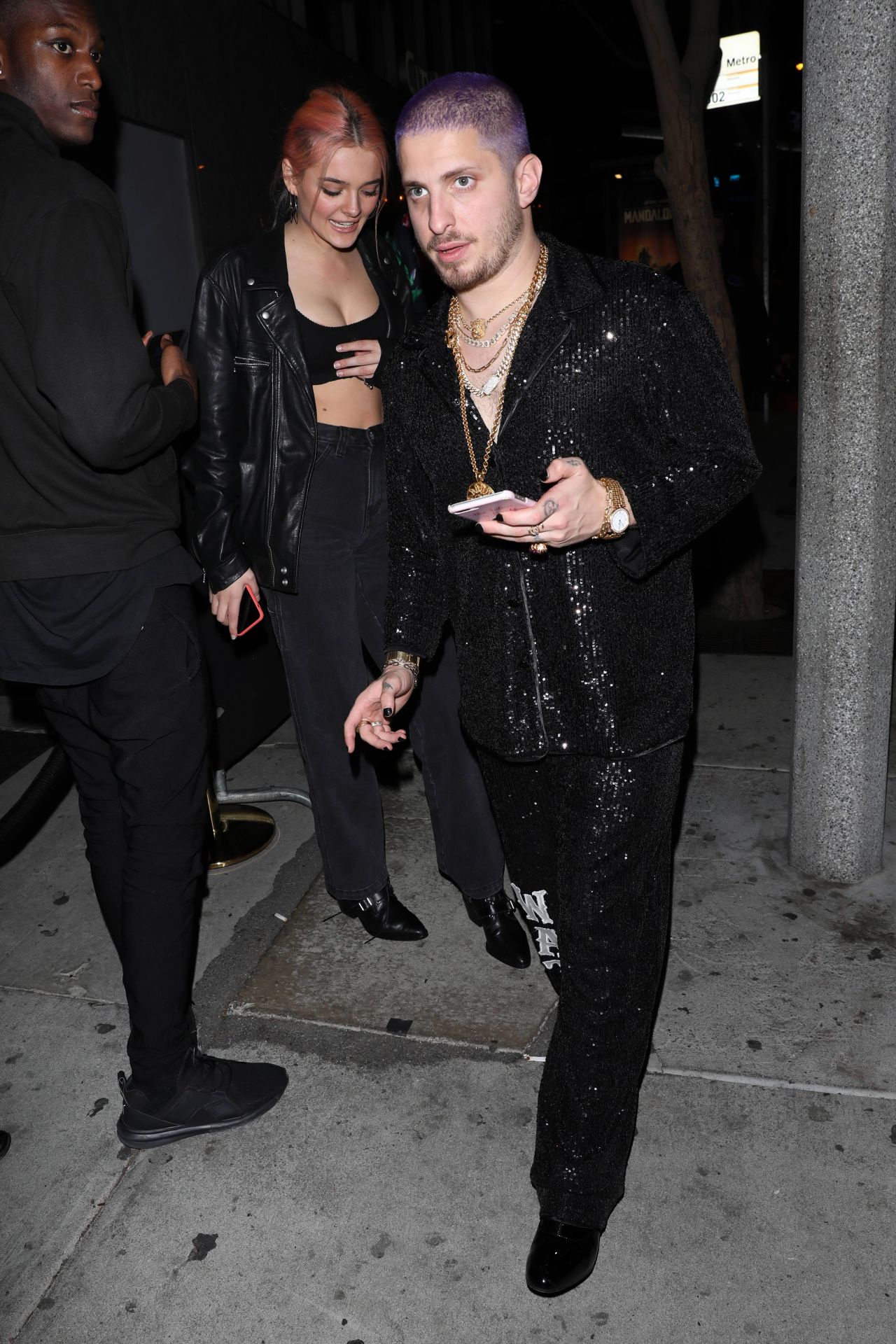 Charlotte Lawrence and Andrew Watt - Bootsy Bellows Night Club in West