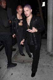 Charlotte Lawrence and Andrew Watt - Bootsy Bellows Night Club in West Hollywood 01/25/2020