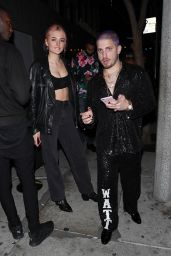Charlotte Lawrence and Andrew Watt - Bootsy Bellows Night Club in West Hollywood 01/25/2020