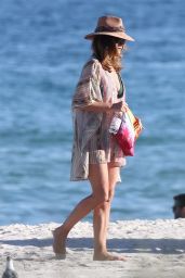 Cindy Crawford on the Beach on New Year