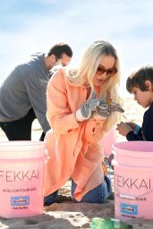 Dove Cameron - "FEKKAI" Turns the Tide Beach Salon and Cleanup in Santa Monica 01/27/2020