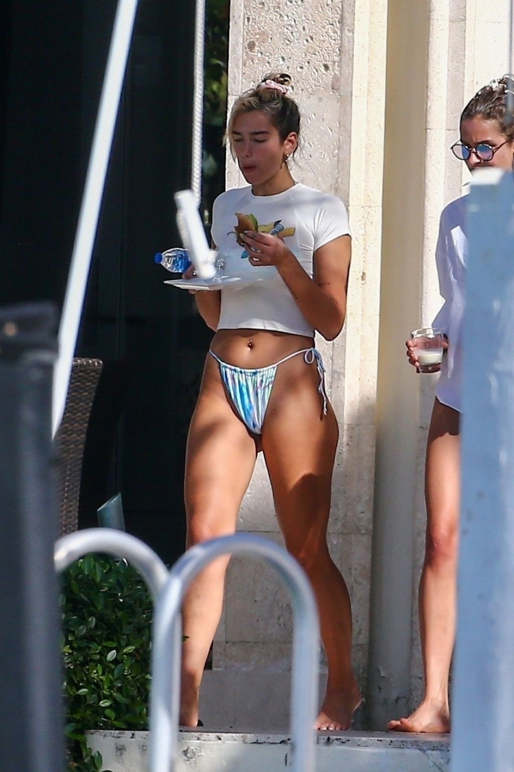 Dua Lipa In A Blue Bikini In Miami Celebmafia