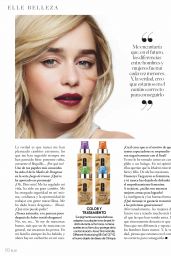 Emilia Clarke - Elle Magazine Spain February 2020 Issue