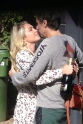 Florence Pugh and Zach Braff - Out in London 01/13/2020