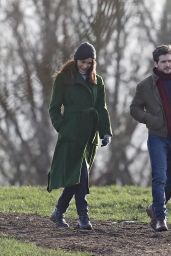 Gemma Chan and Kit Harington - "The Eternals" Set in London 01/09/2020