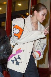 Gigi Hadid – Leaving the Jean-Paul Gaultier Show in Paris 01/22/2020