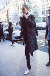 Gigi Hadid - Out in Paris 01/21/2020