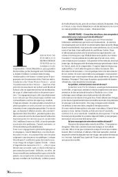 Gisele Bündchen - Madame Figaro 01/10/2020 Issue