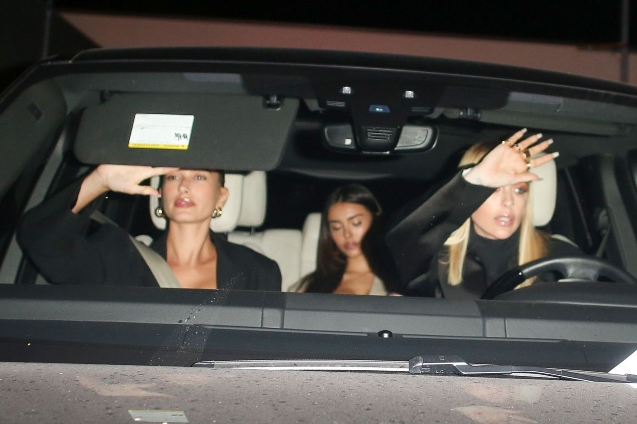 Hailey Rhode Bieber and Madison Beer - Leaving Craig's in West ...