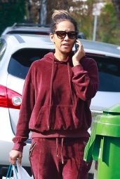 Halle Berry in Tracksuit 01/17/2020