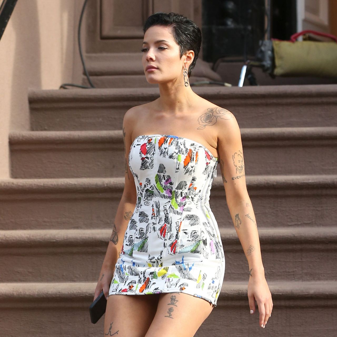 Halsey - Out in New York City 01/24/2020 • CelebMafia