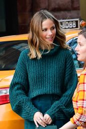 Halston Sage - Outside BUILD Series in NYC 01/15/2020