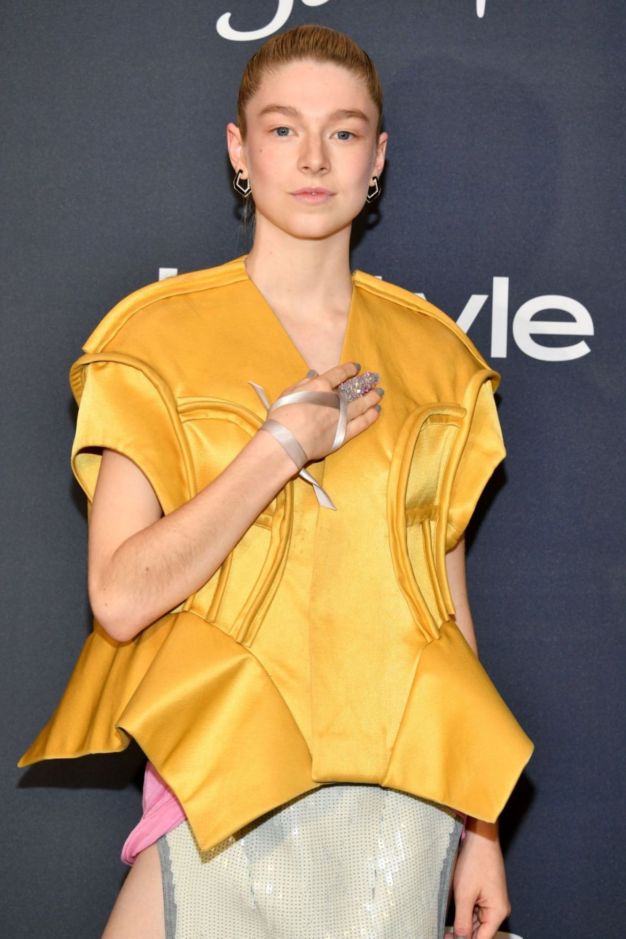 Hunter Schafer – Warner Bros. and InStyle 2020 Golden Globe After Party