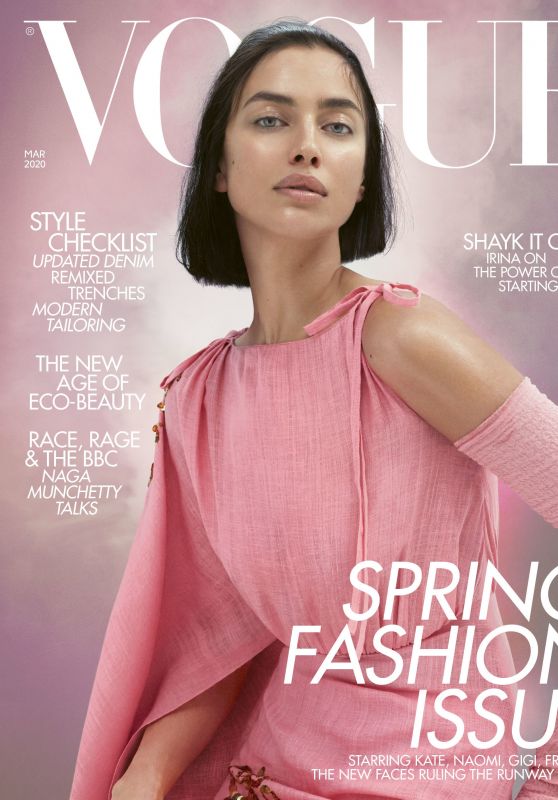 Irina Shayk - Vogue UK March 2020 Cover and Photos
