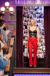 January Jones - The Late Late Show With James Corden in LA 01/15/2020