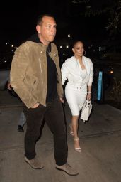 Jennifer Lopez in All-White - South Beach 01/24/2020