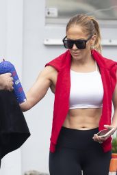 Jennifer Lopez - Leaving the Gym in Miami 01/27/2020