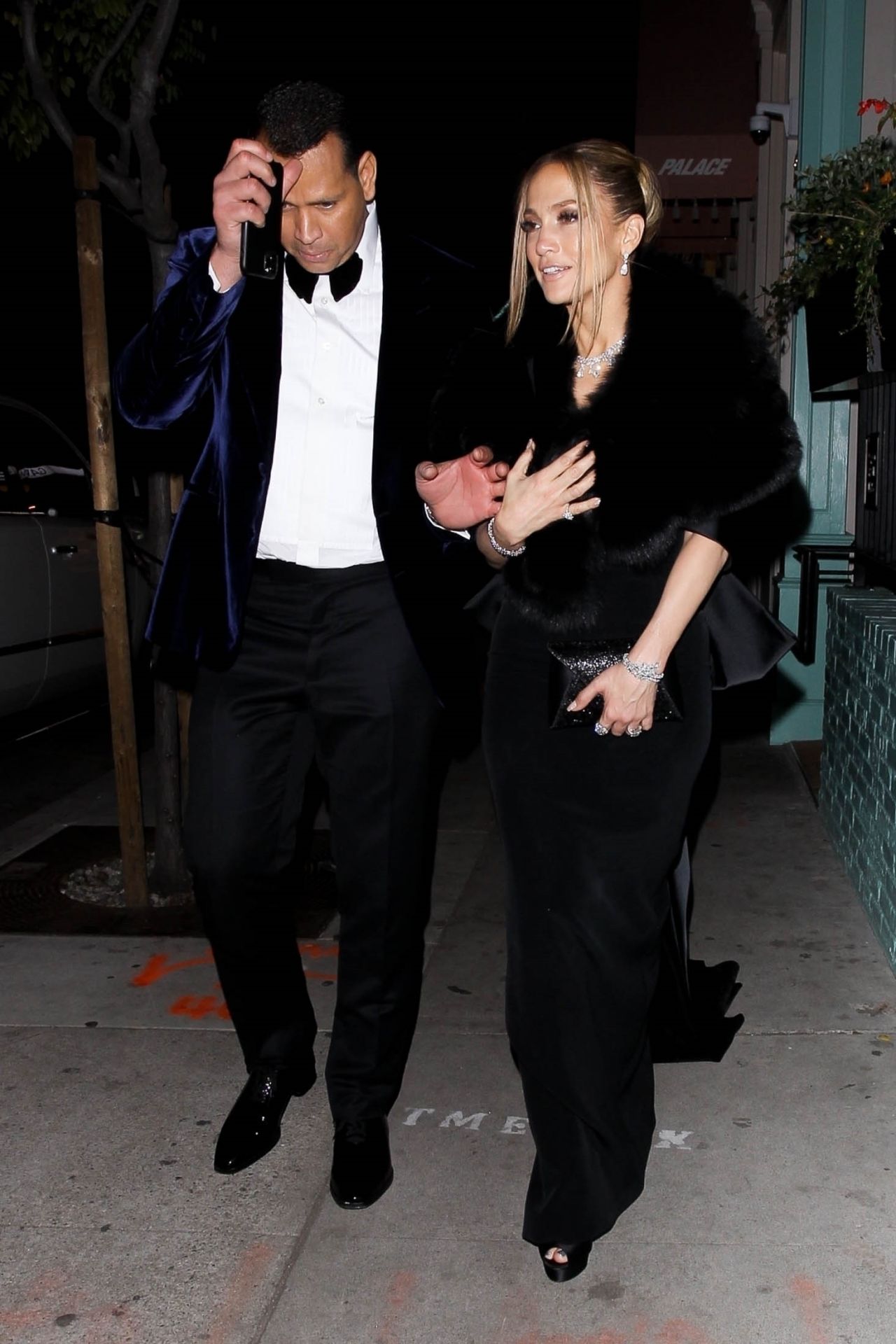 Jennifer Lopez With Her Husband After the SAG Awards 2020