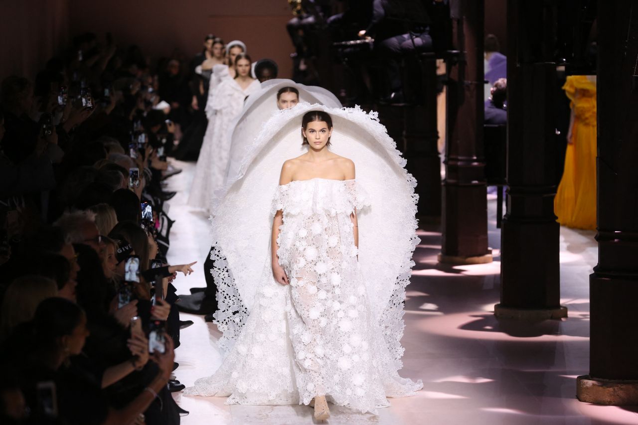 Kaia Gerber - Walks Givenchy Haute Couture Show in Paris 01/21/2020 ...