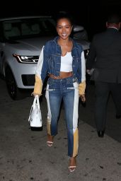 Karrueche Tran Night Out Style - Mr. Chow in Beverly Hills 01/28/2020