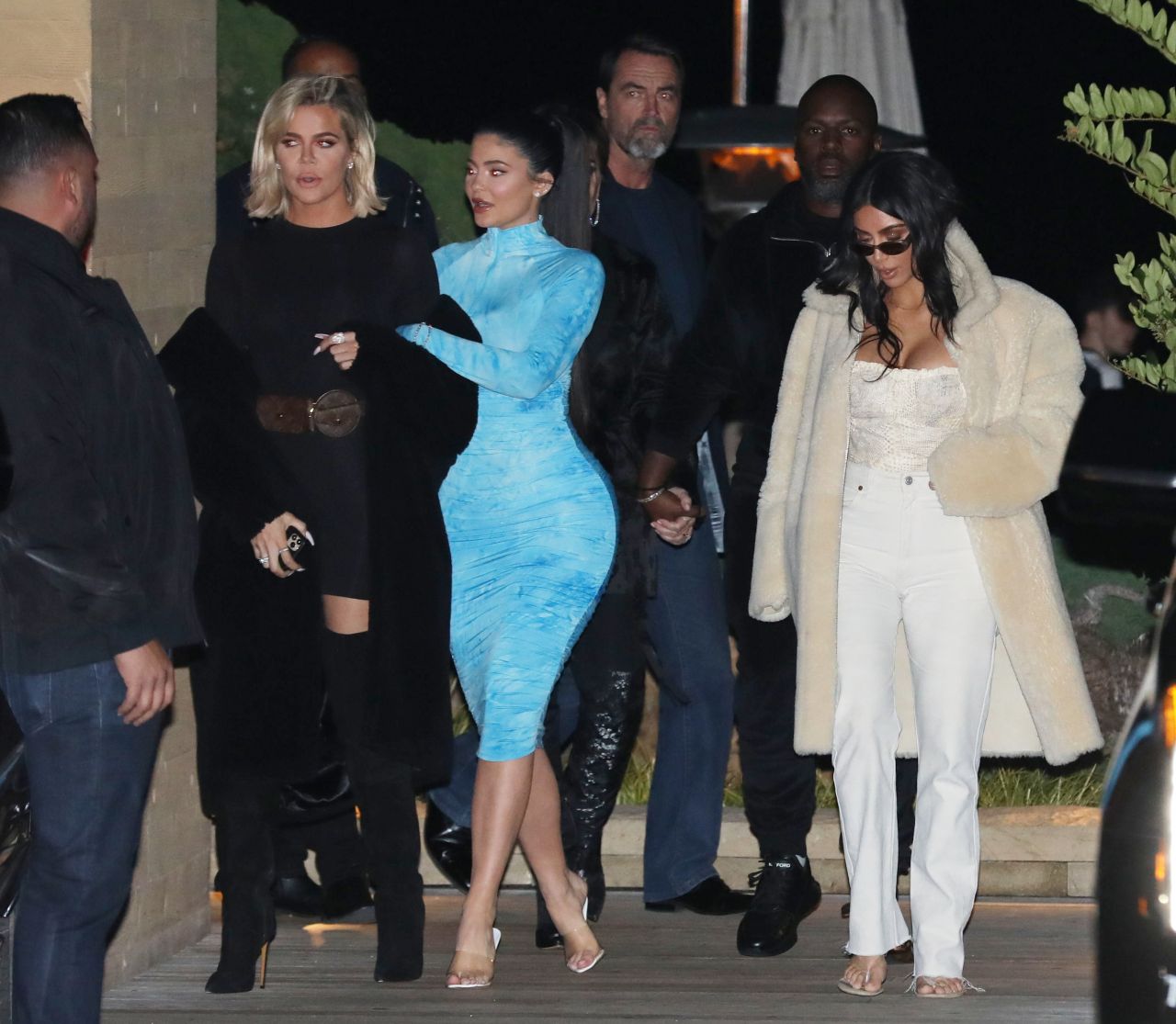 Khloe Kardashian, Kim Kardashian and Kylie Jenner - Nobu in Malibu 01