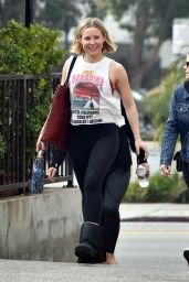 Kristen Bell – Heads to the Gym 01/27/2020