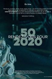 Kristen Stewart - Les Inrockuptibles France January 2020 Issue