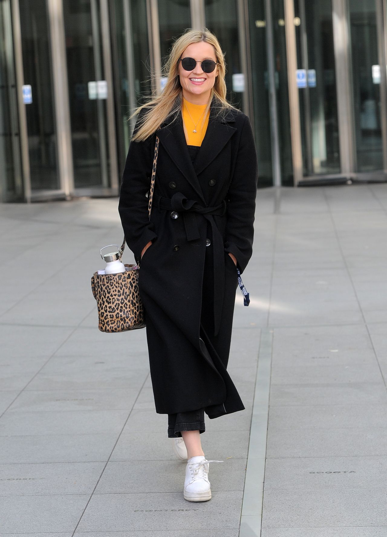 Laura Whitmore - Leaving BBC Radio in London 01/19/2020 • CelebMafia