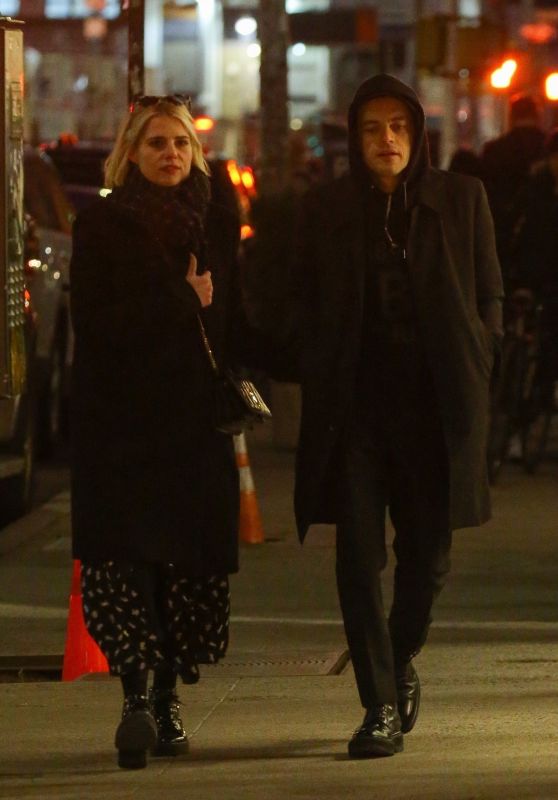 Lucy Boynton and Rami Malek - Out in New York City 01/22/2020