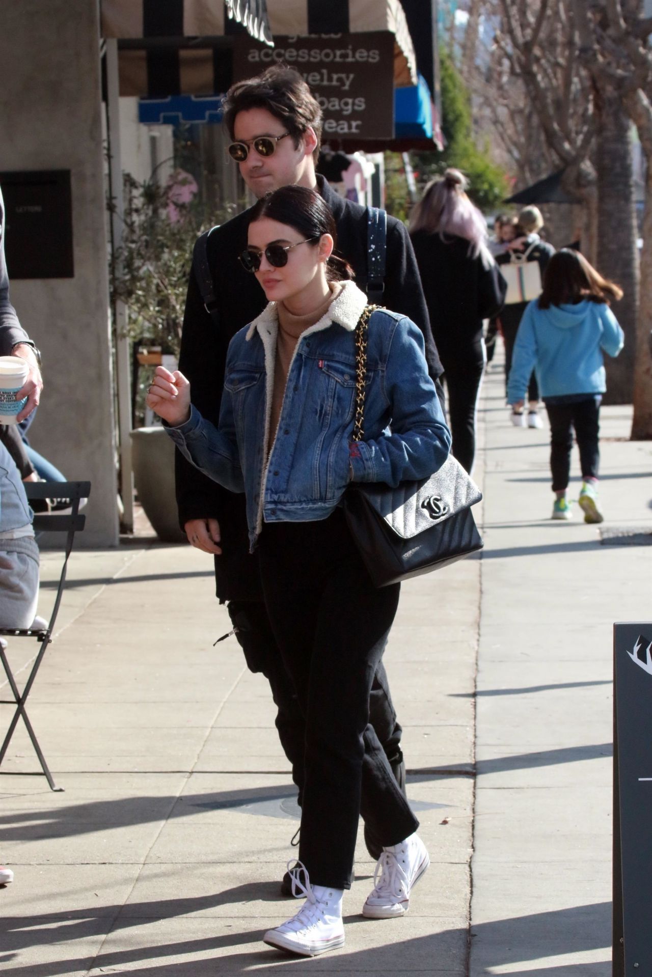 Lucy Hale - Alfred Coffee in Studio City 01/11/2020 • CelebMafia