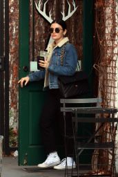 Lucy Hale - Alfred Coffee in Studio City 01/11/2020