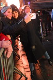 Lucy Hale - Filming in Times Square for New Years Celebrations in New York City 12/31/2019