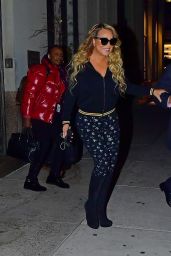 Mariah Carey Night Out Style - NYC 01/14/2020