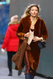 Martha Hunt - Opening Bell of the Nasdaq for NYFW 01/27/2020