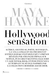 Maya Hawke - Madame Figaro 01/24/2020 Issue