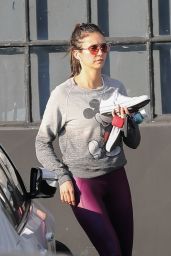 Nina Dobrev - Leaving the Gym in West Hollywood 01/11/2020