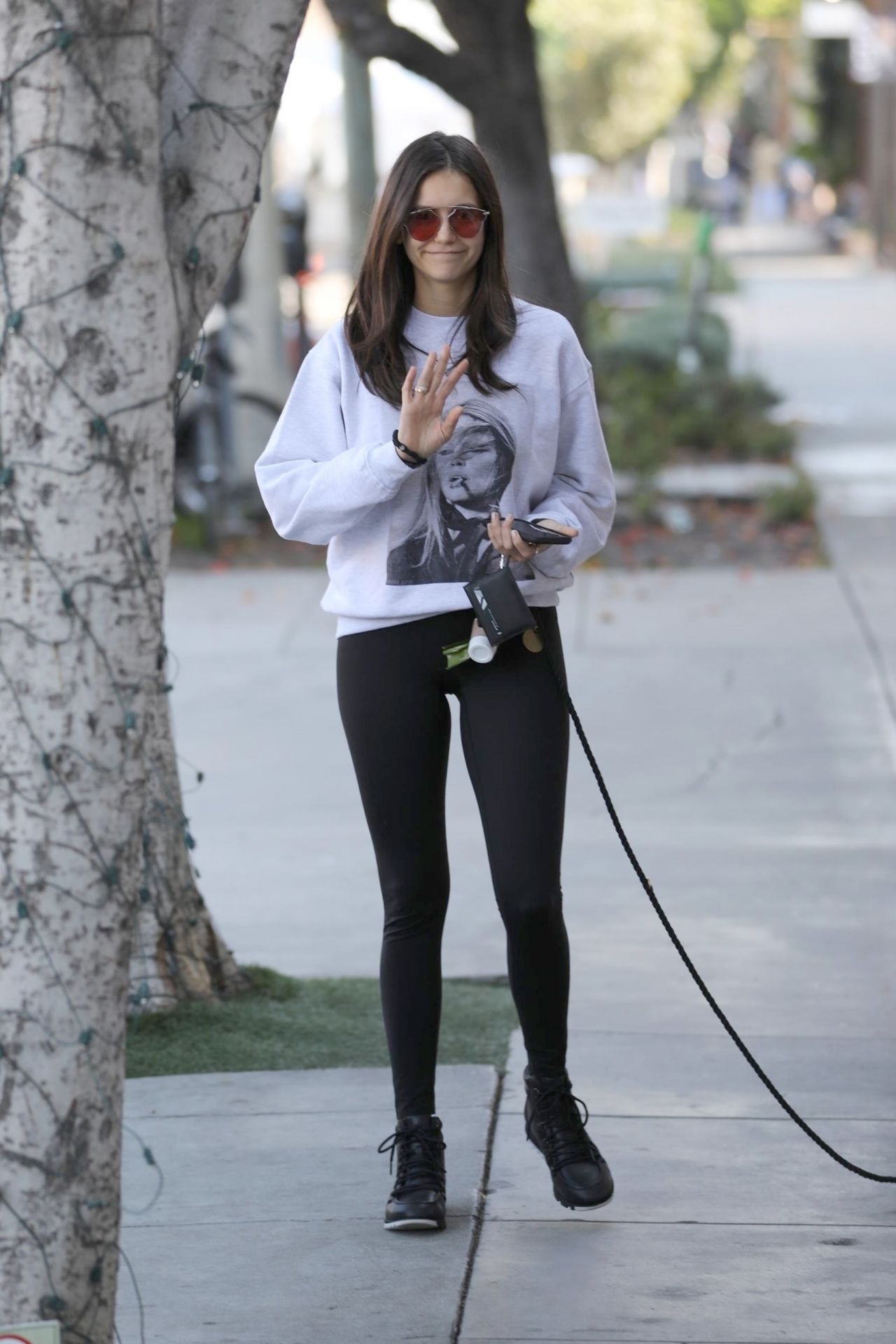 Nina Dobrev West Hollywood August 27, 2021 – Star Style